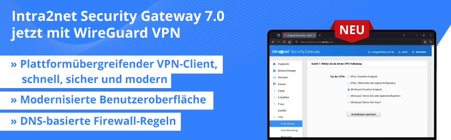 Intra2net Security Gateway Version 7.0
